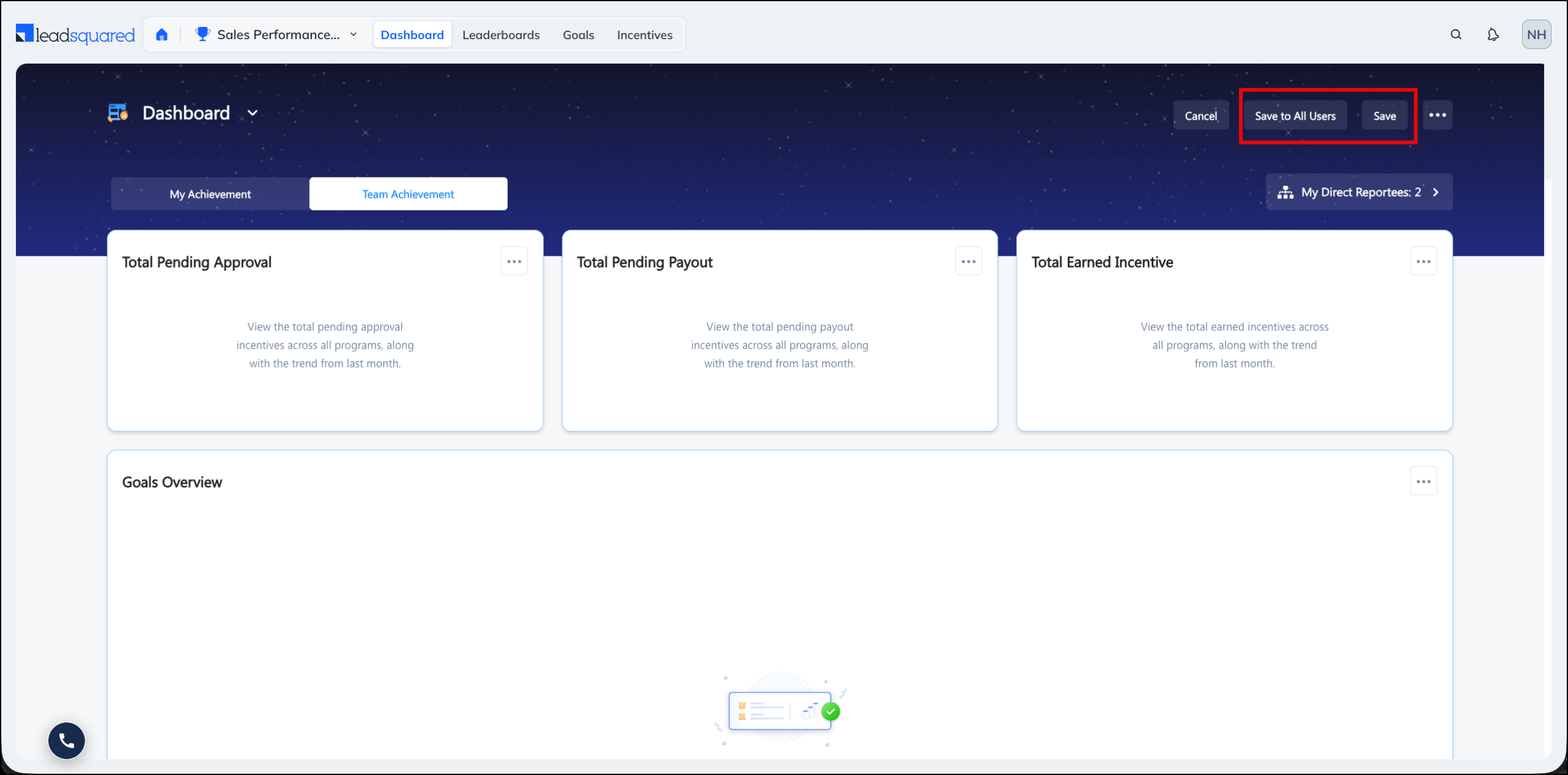 save dashboard