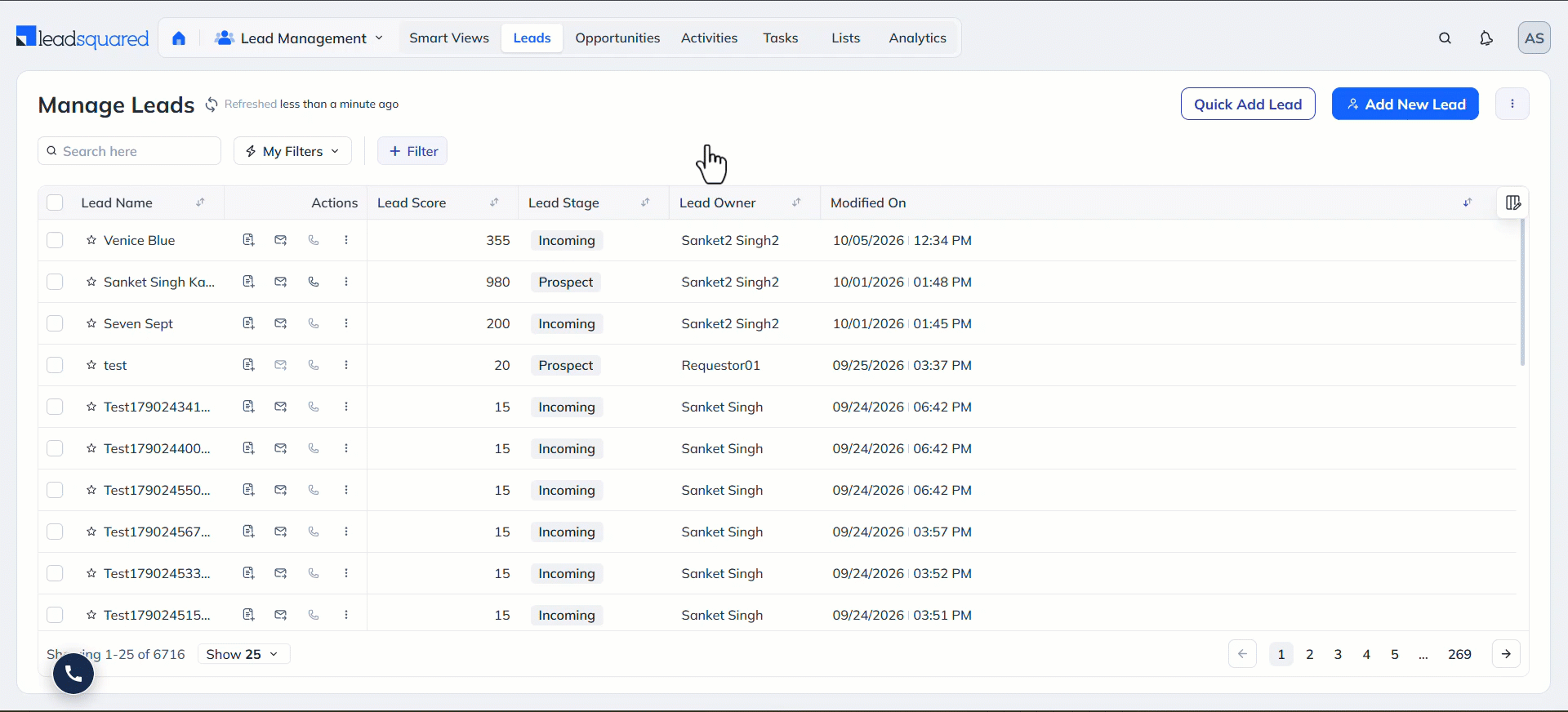 LeadSquared Approvals Template