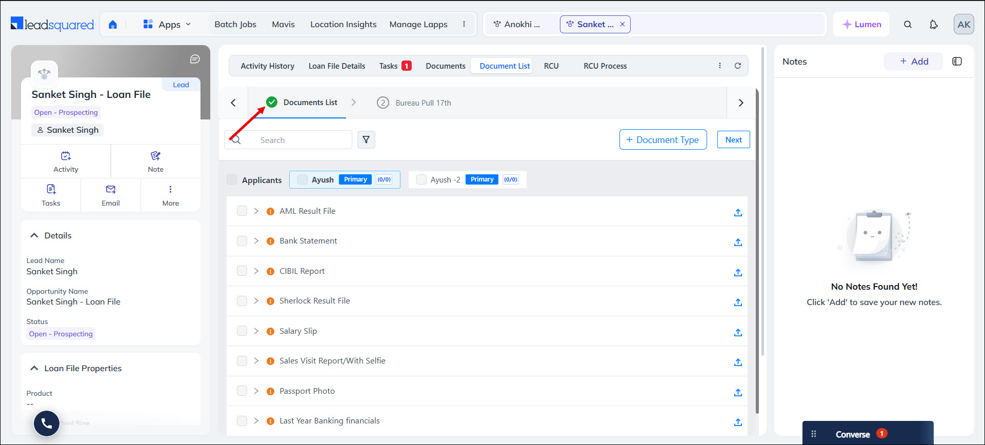 LeadSquared Loan Origination System