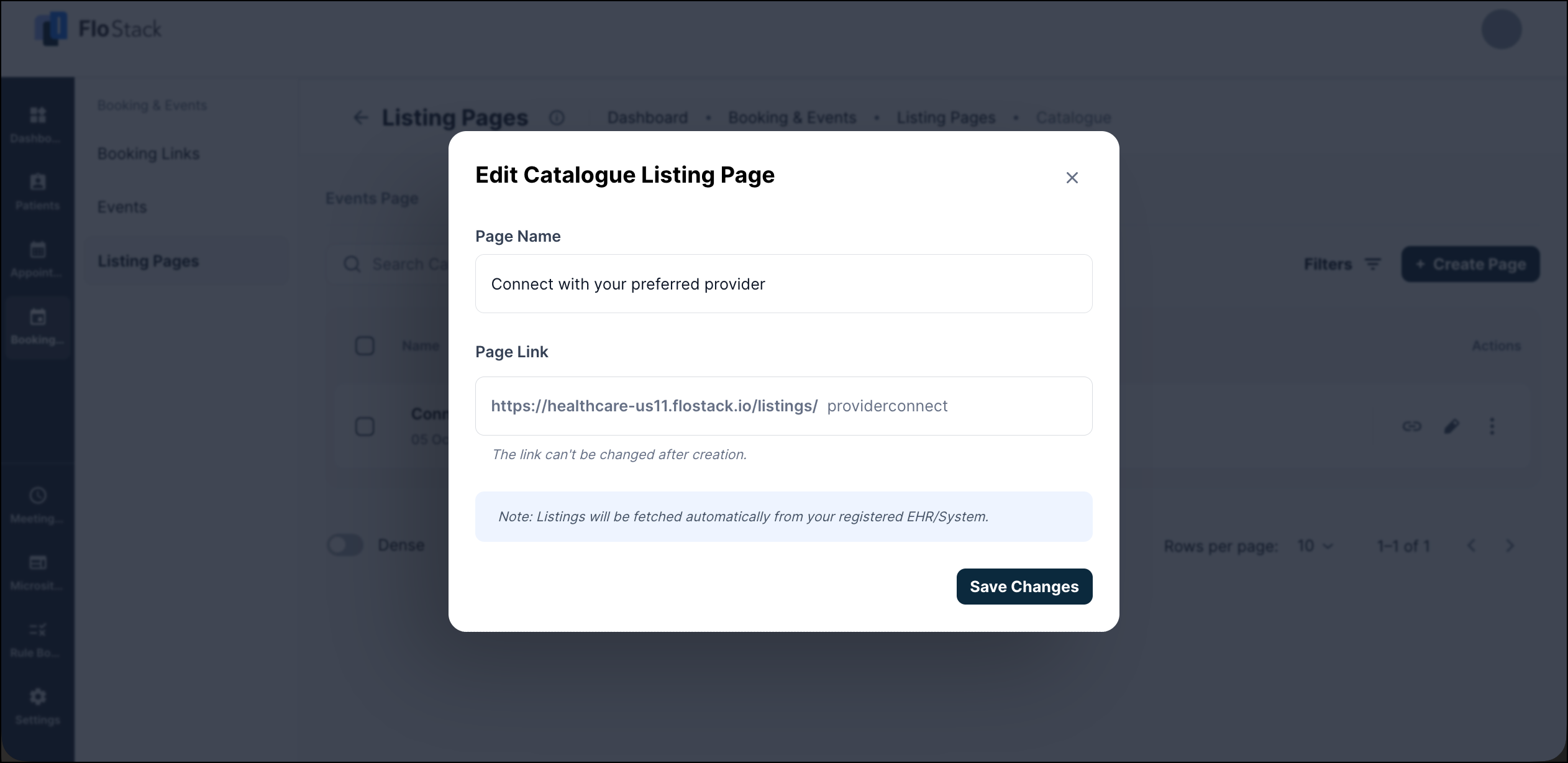 create catalogue page