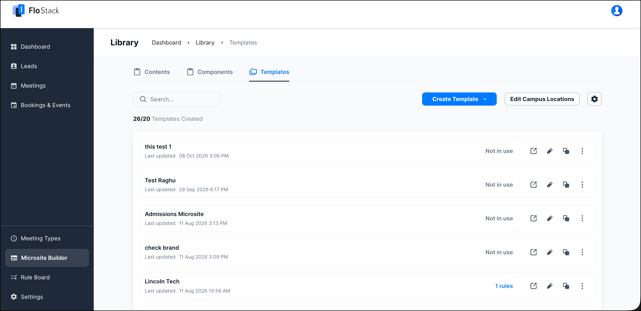 template library
